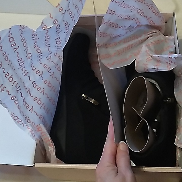 NIB Womens Easy Spirit black suede ALETA3 short boots Size 12 - Picture 12 of 12